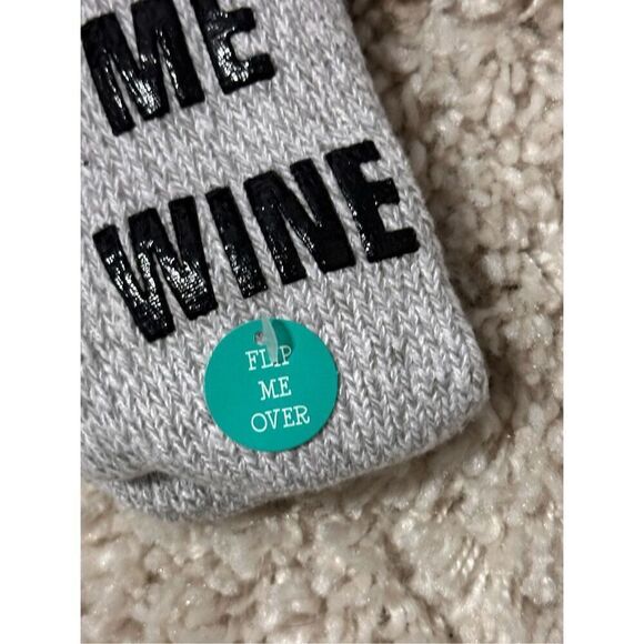 NEW WITH TAGS New Directions If You Can Read This Wine Socks size 9-11 - Picture 3 of 6